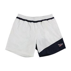 Reebok Mens Colorblock Swim Bottom Trunks, White, M, DM